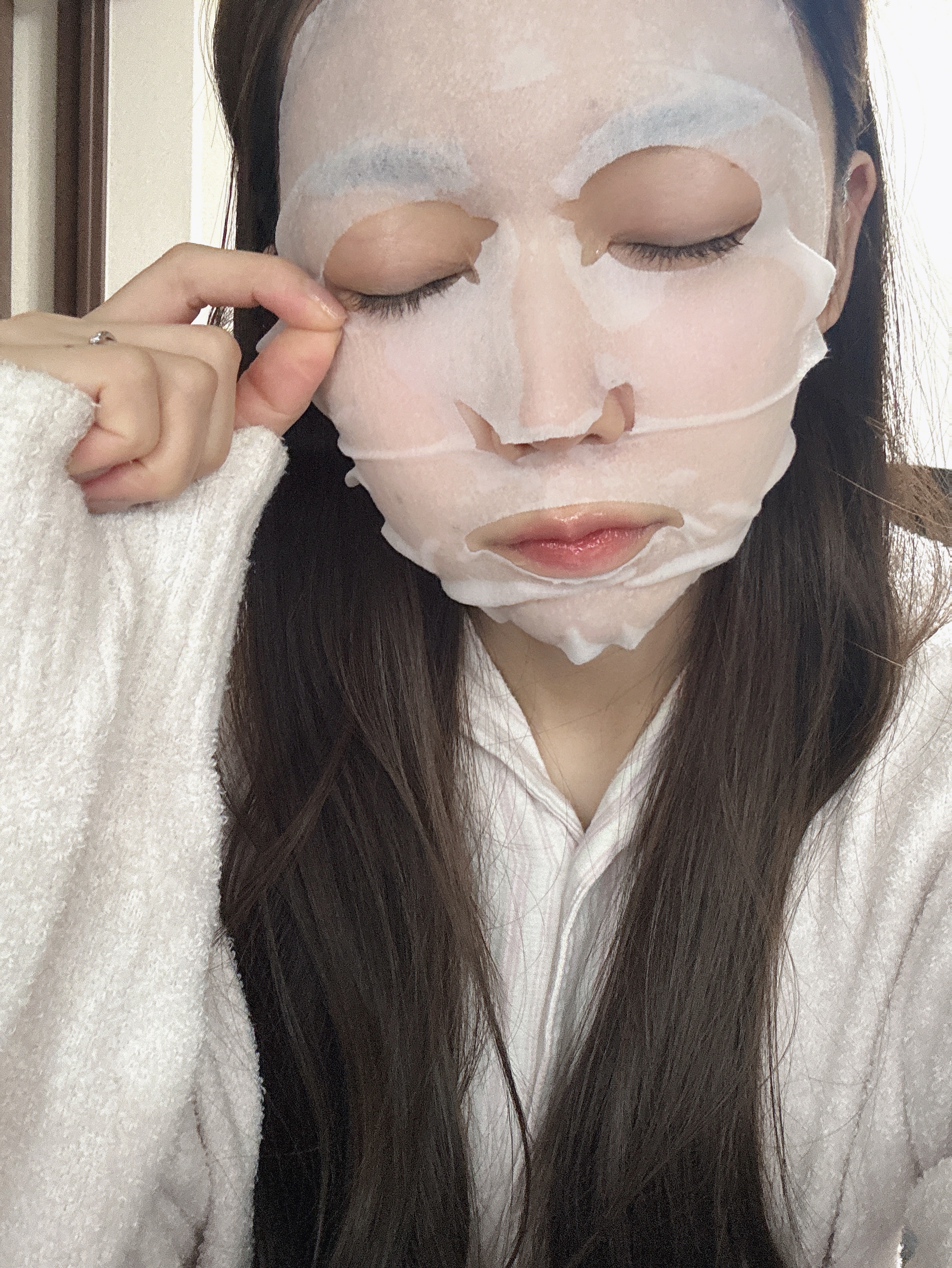 目ざまシート 完熟果実の高保湿タイプ N/サボリーノ/シートマスク・パックを使ったクチコミ（1枚目）