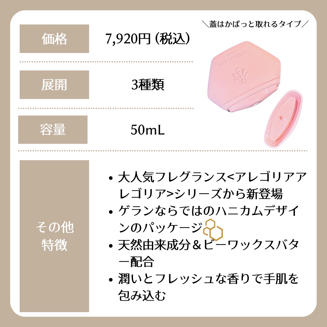 アクア アレゴリア ハンドクリーム ローザ ロッサ/GUERLAIN/ハンドクリームを使ったクチコミ（2枚目）