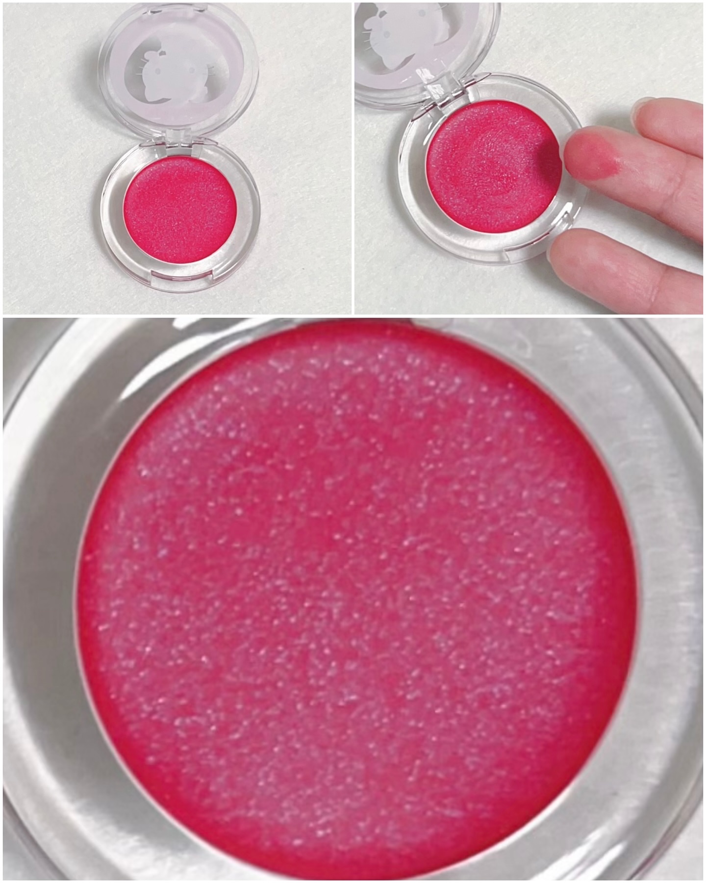 ポンデクルール　 サンリオキャラクターズ 　夢みるエンジェルデザイン  マルチカラーバーム/Pon de Couleur/ジェル・クリームチークを使ったクチコミ（3枚目）