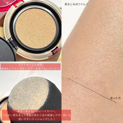 インテグレート プロフィニッシュクッション/インテグレート/クッションファンデーションを使ったクチコミ(3枚目)