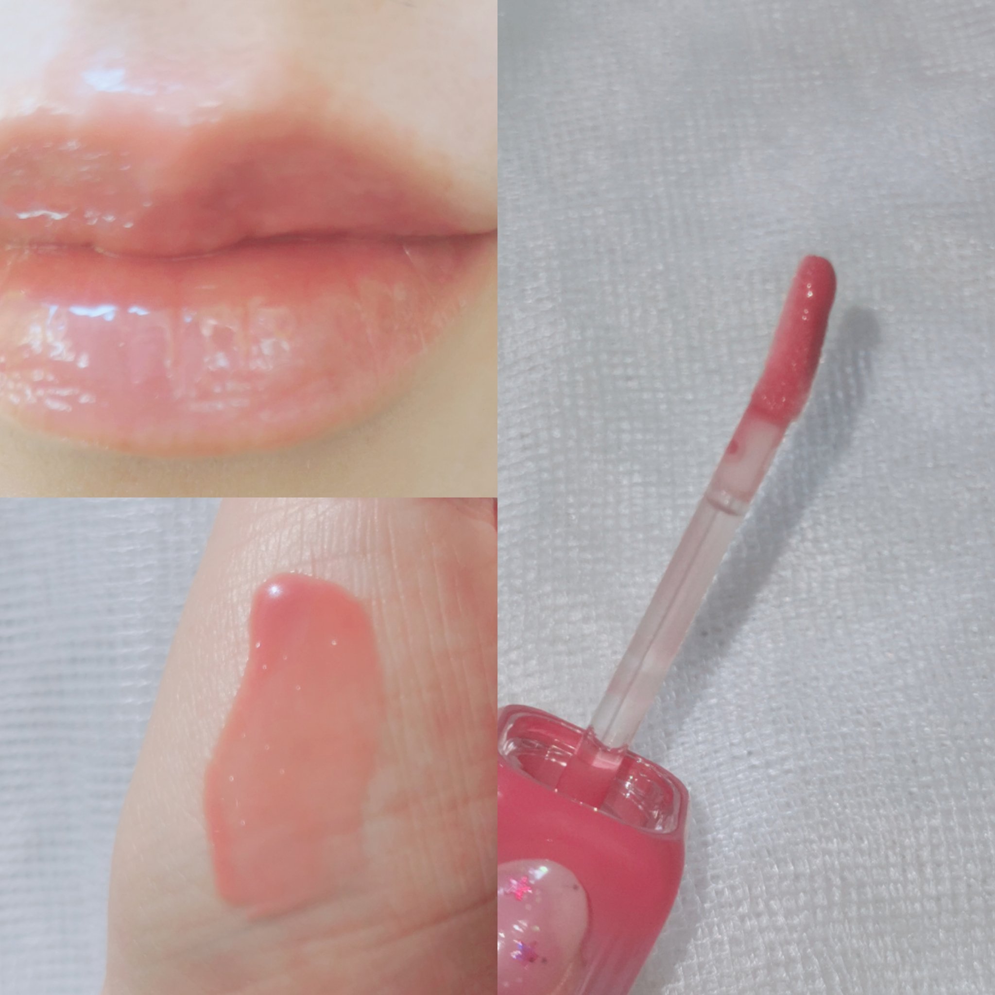 デューステインシアーリップグロス/Milk Touch/リップグロスを使ったクチコミ（2枚目）