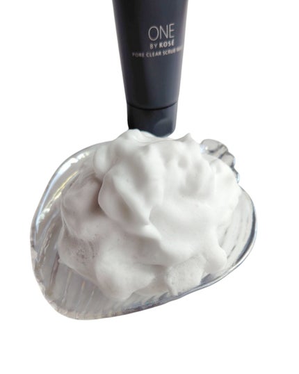 ポアクリア スクラブ ウォッシュ/ONE BY KOSE/洗顔フォームを使ったクチコミ(6枚目)