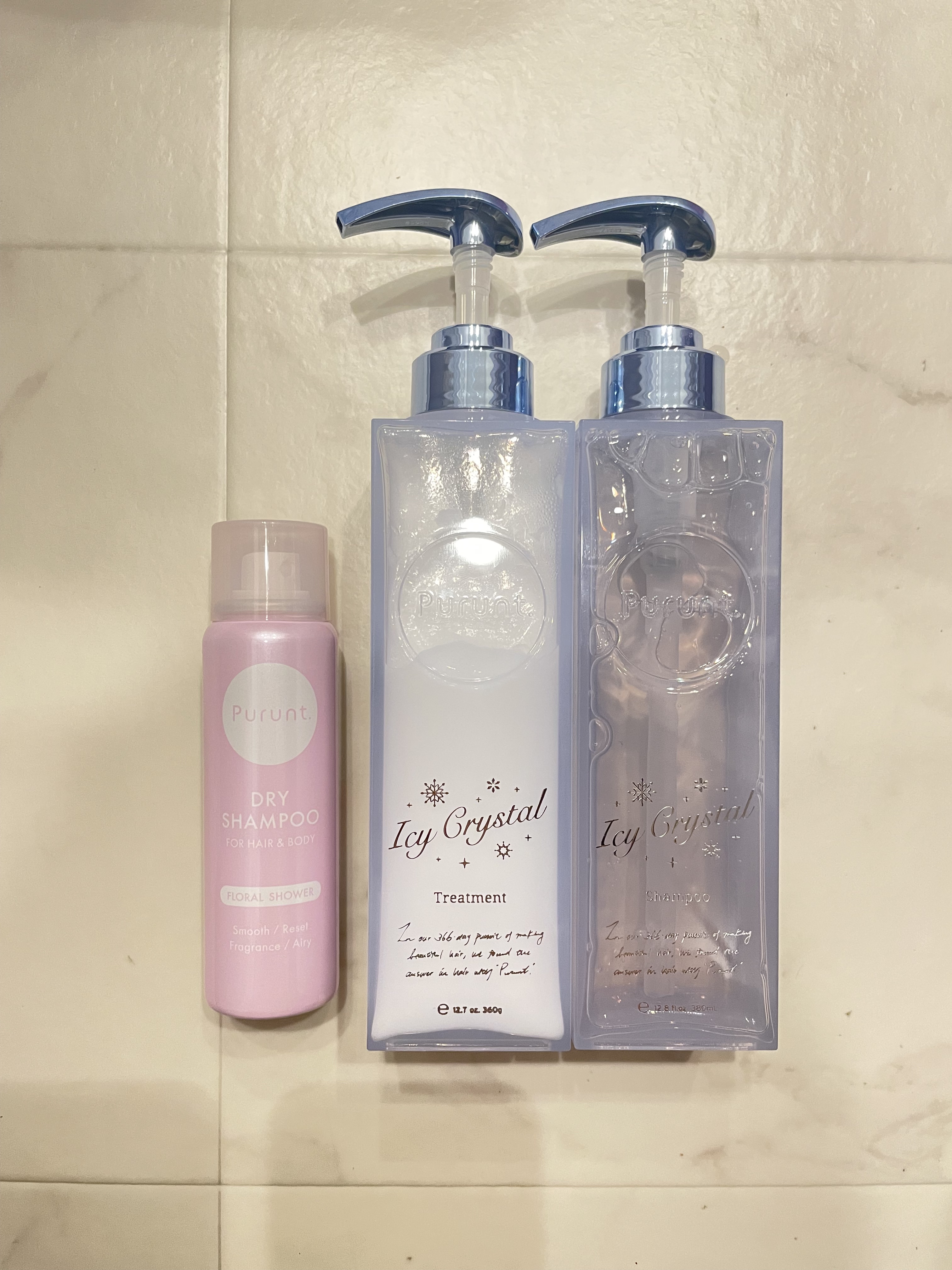 プルント　ディープリペア　ペアセット　アイシークリスタル/Purunt./シャンプー・コンディショナーを使ったクチコミ（1枚目）