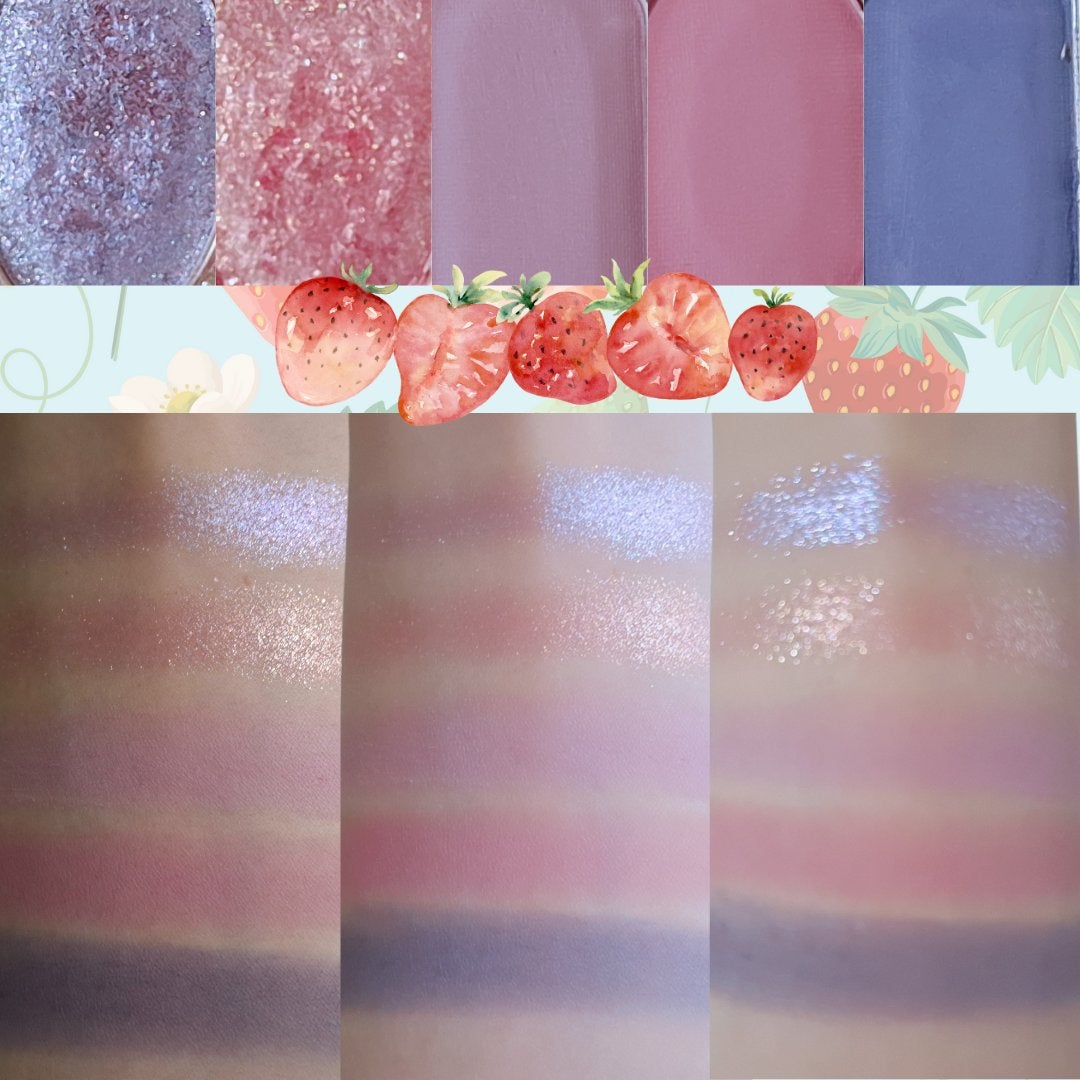 ストロベリーロココ アイシャドウパレット/FlowerKnows/アイシャドウパレットを使ったクチコミ(3枚目)