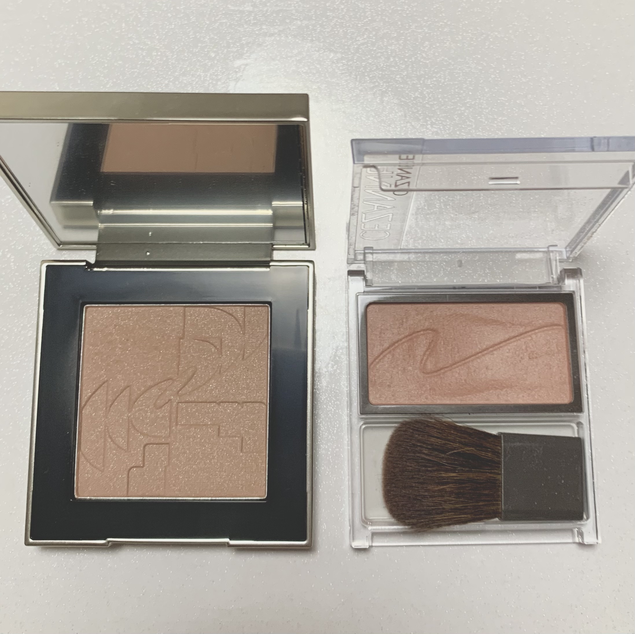 チークブラッシュ/CEZANNE/パウダーチークを使ったクチコミ（1枚目）