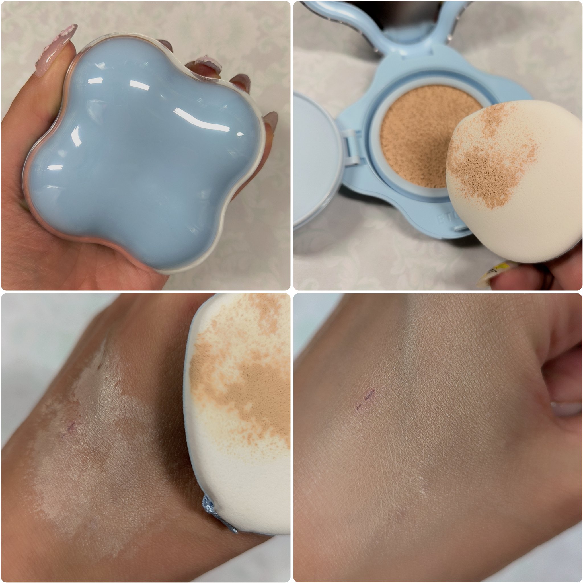 クラウドフィルタークッション/ETUDE/クッションファンデーションを使ったクチコミ（2枚目）