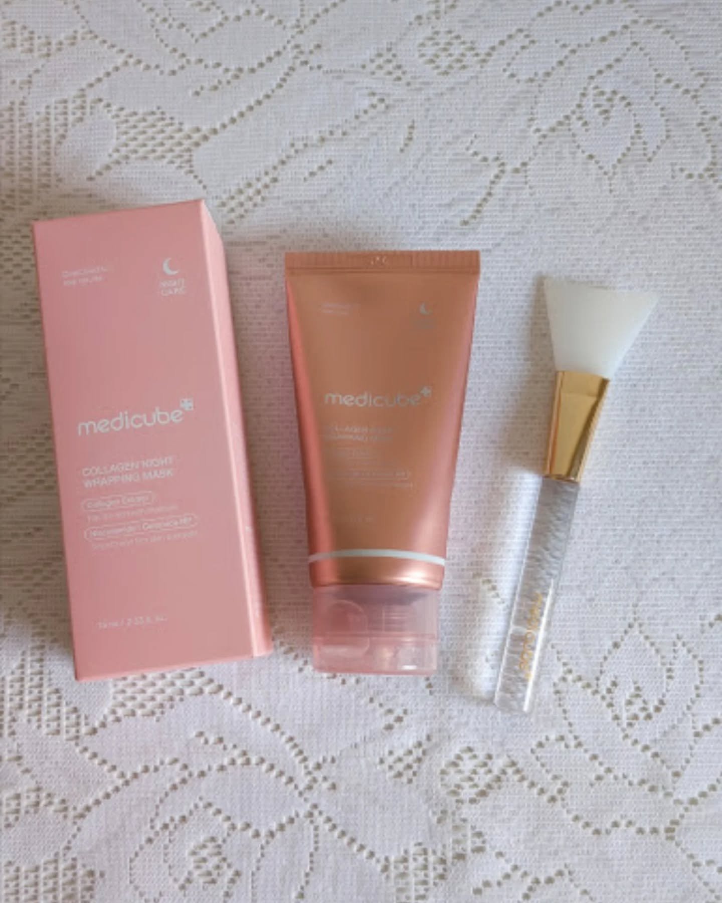 コラーゲンナイトラッピングマスク/MEDICUBE/洗い流すパック・マスクを使ったクチコミ（2枚目）