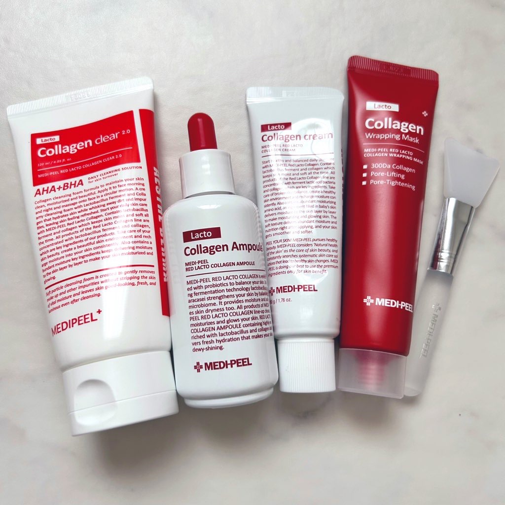 レッドラクトコラーゲンアンプル/MEDIPEEL/美容液を使ったクチコミ（1枚目）