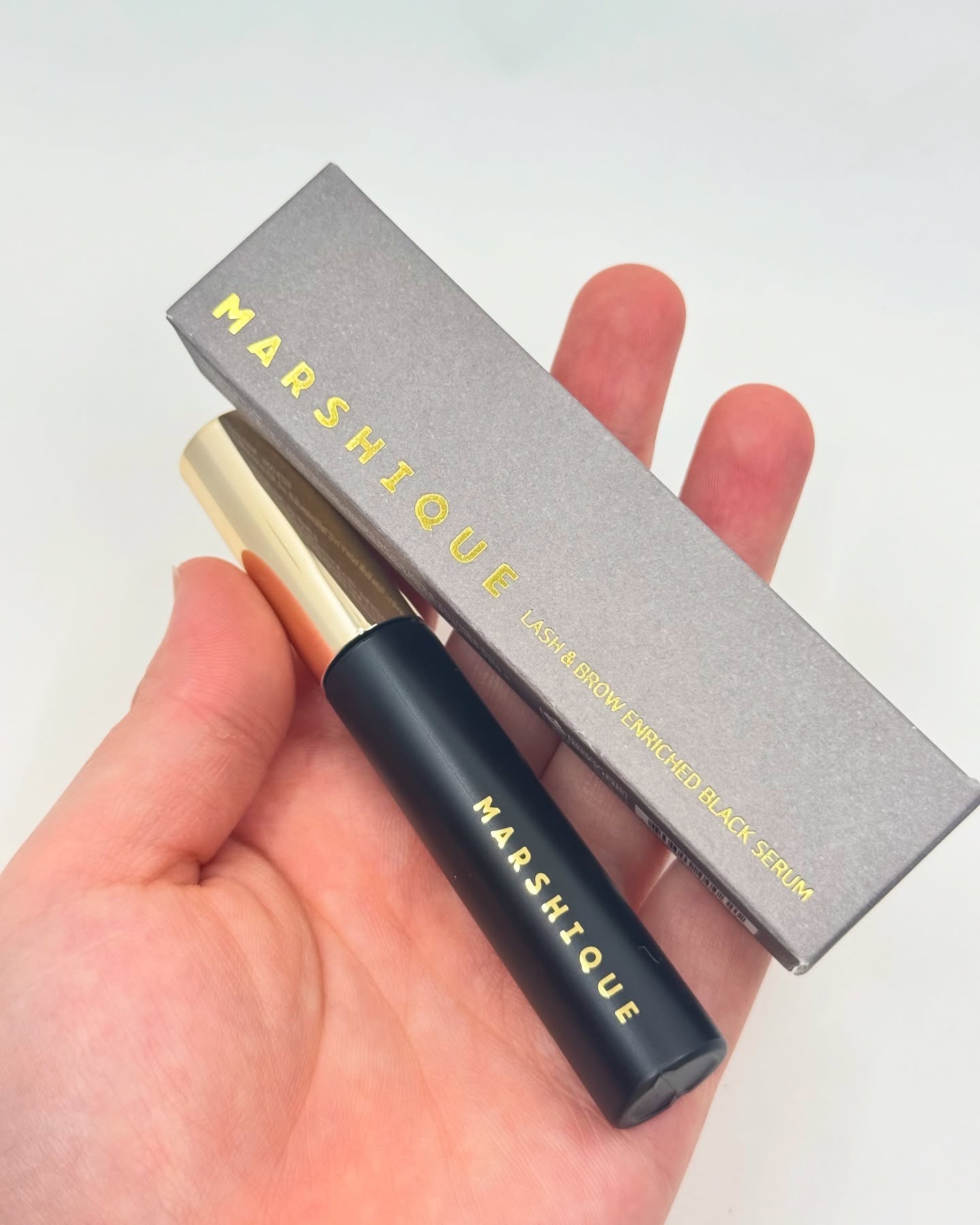 LASH & BROW ENRICHED BLACK SERUM/MARSHIQUE/まつげ美容液を使ったクチコミ（1枚目）