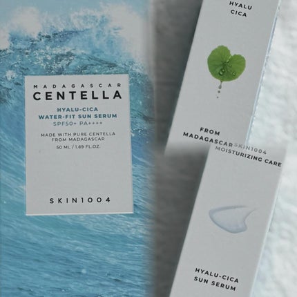 ヒアルーシカ ウォーターフィット サンセラム/SKIN1004/日焼け止めローションを使ったクチコミ(7枚目)