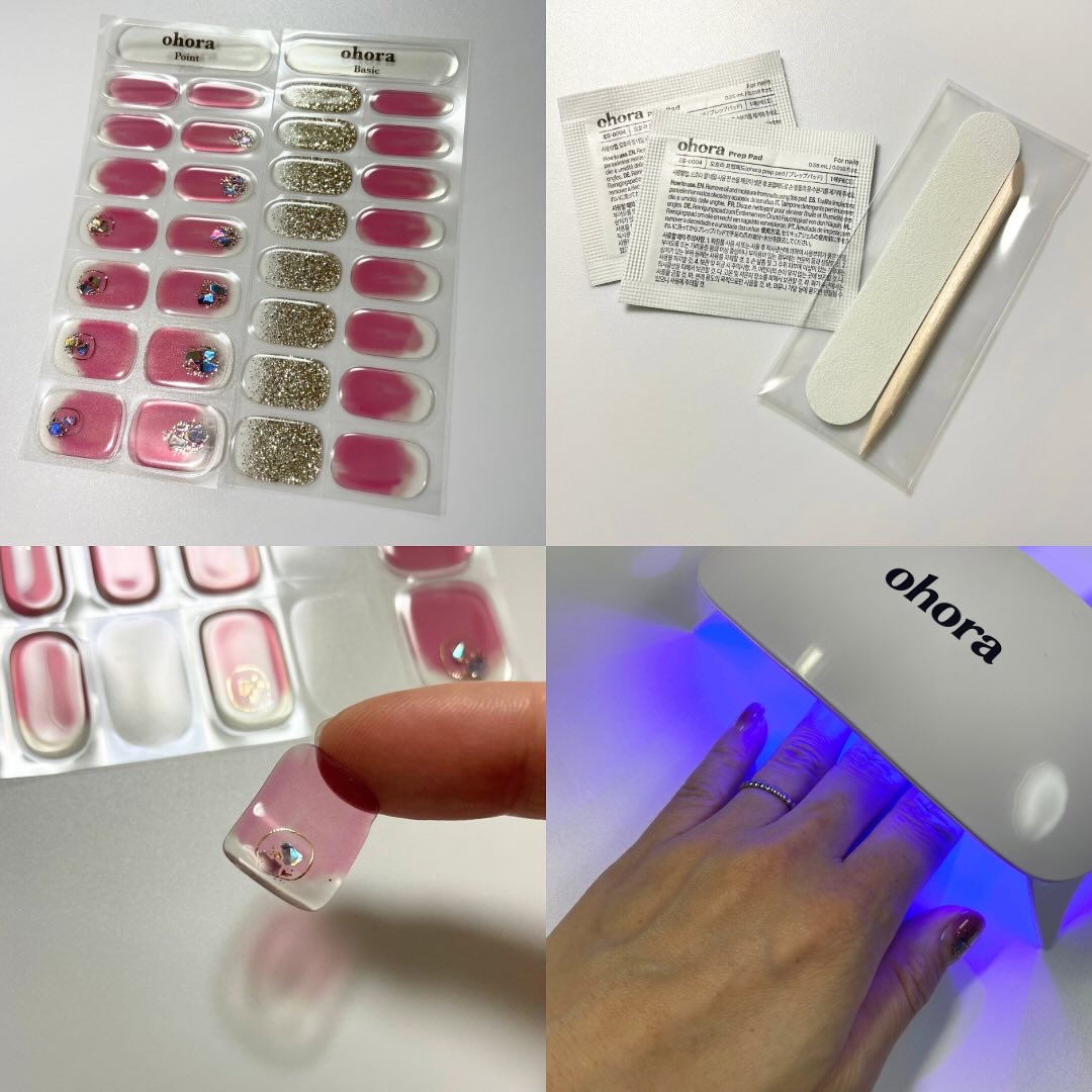 セミキュアジェルネイル（ハンド）/ohora/ネイルシールを使ったクチコミ（3枚目）