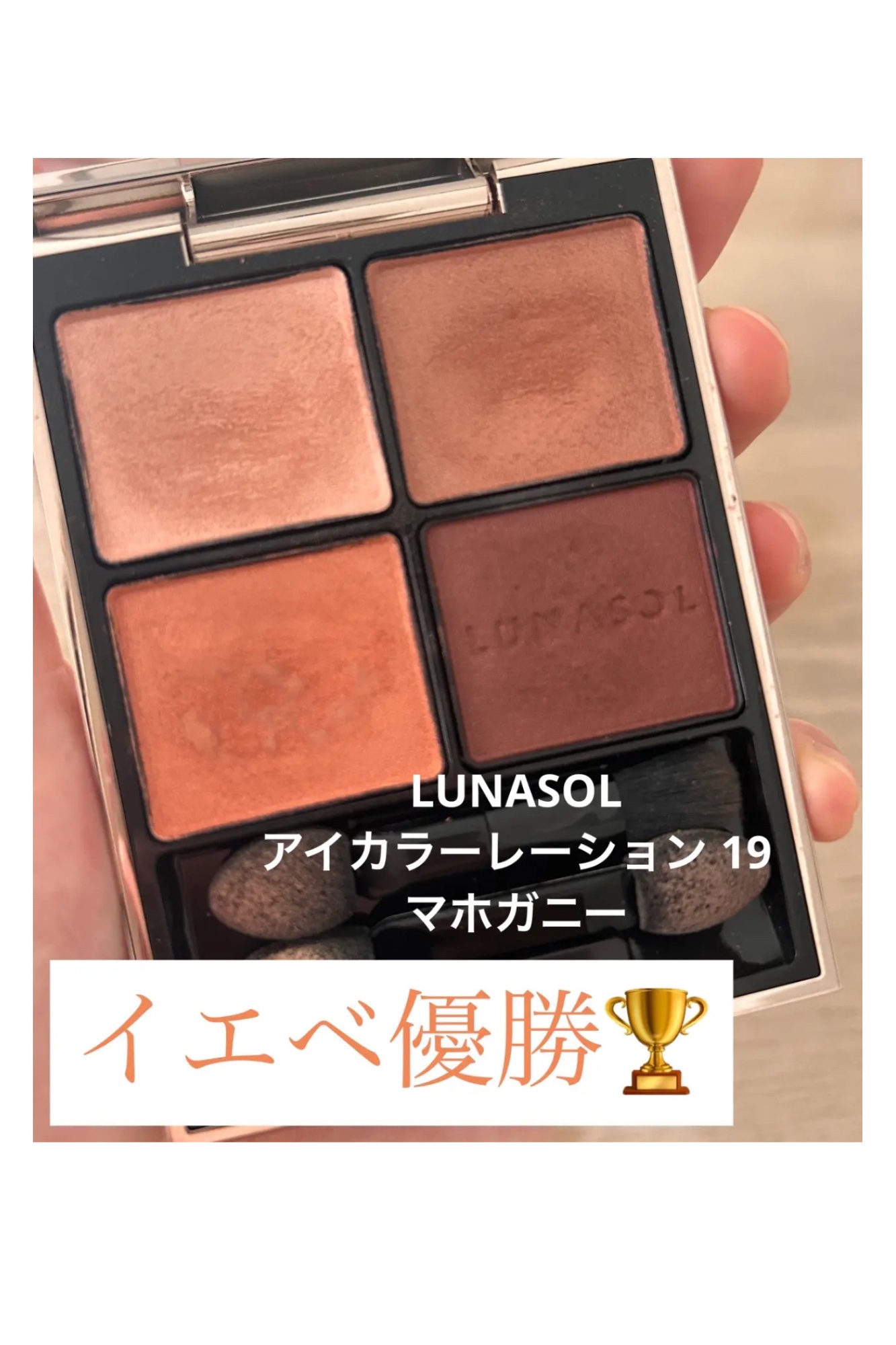 アイカラーレーション/LUNASOL/アイシャドウパレットを使ったクチコミ（1枚目）