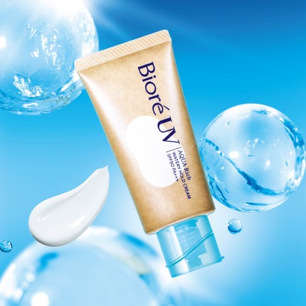 ビオレUV アクアリッチ ウォータリーホールドクリーム(水肌記憶UV)/ビオレ/日焼け止めクリームを使ったクチコミ(1枚目)