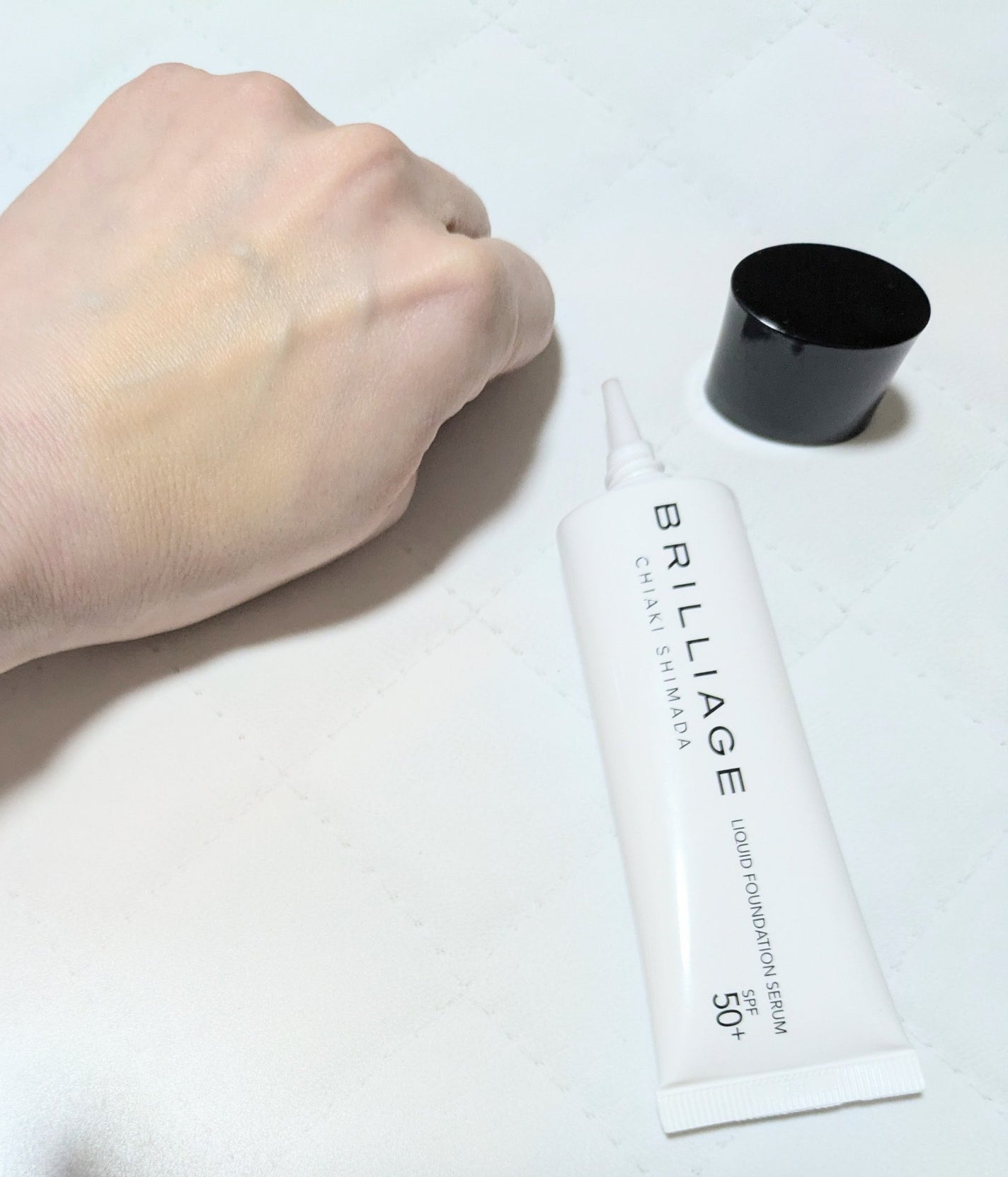 セッティング リキッドファンデーション セラム/ブリリアージュ/リキッドファンデーションを使ったクチコミ(4枚目)