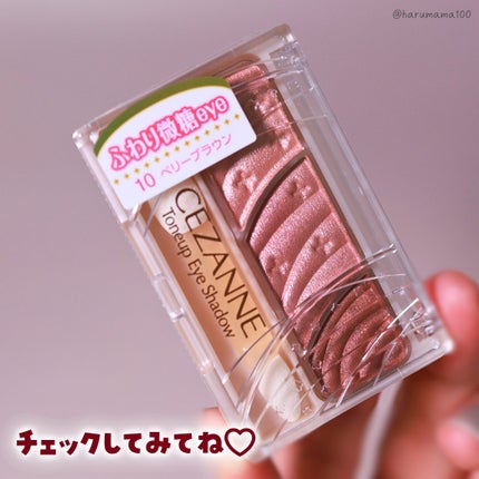 トーンアップアイシャドウ/CEZANNE/アイシャドウパレットを使ったクチコミ(7枚目)