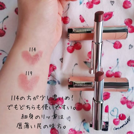 ローズ・パーフェクト・シャイン/GIVENCHY/口紅を使ったクチコミ(2枚目)