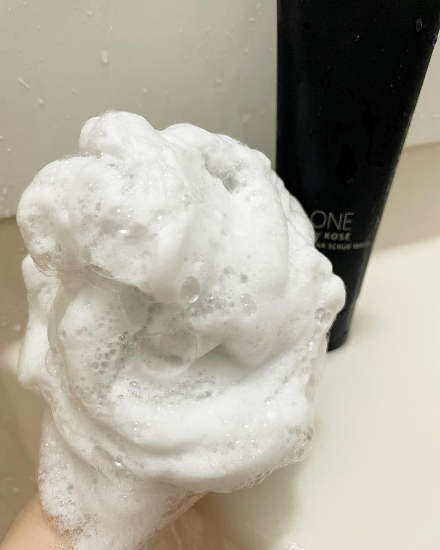 ポアクリア スクラブ ウォッシュ/ONE BY KOSE/洗顔フォームを使ったクチコミ（3枚目）