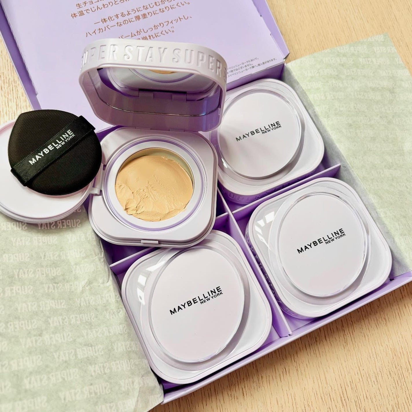 SPステイ クリームパクト ファンデーション/MAYBELLINE NEW YORK/クリーム・エマルジョンファンデーションを使ったクチコミ(1枚目)