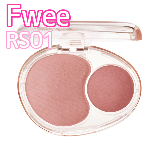 デュアルチークメロウ/fwee/ジェル・クリームチークを使ったクチコミ（1枚目）