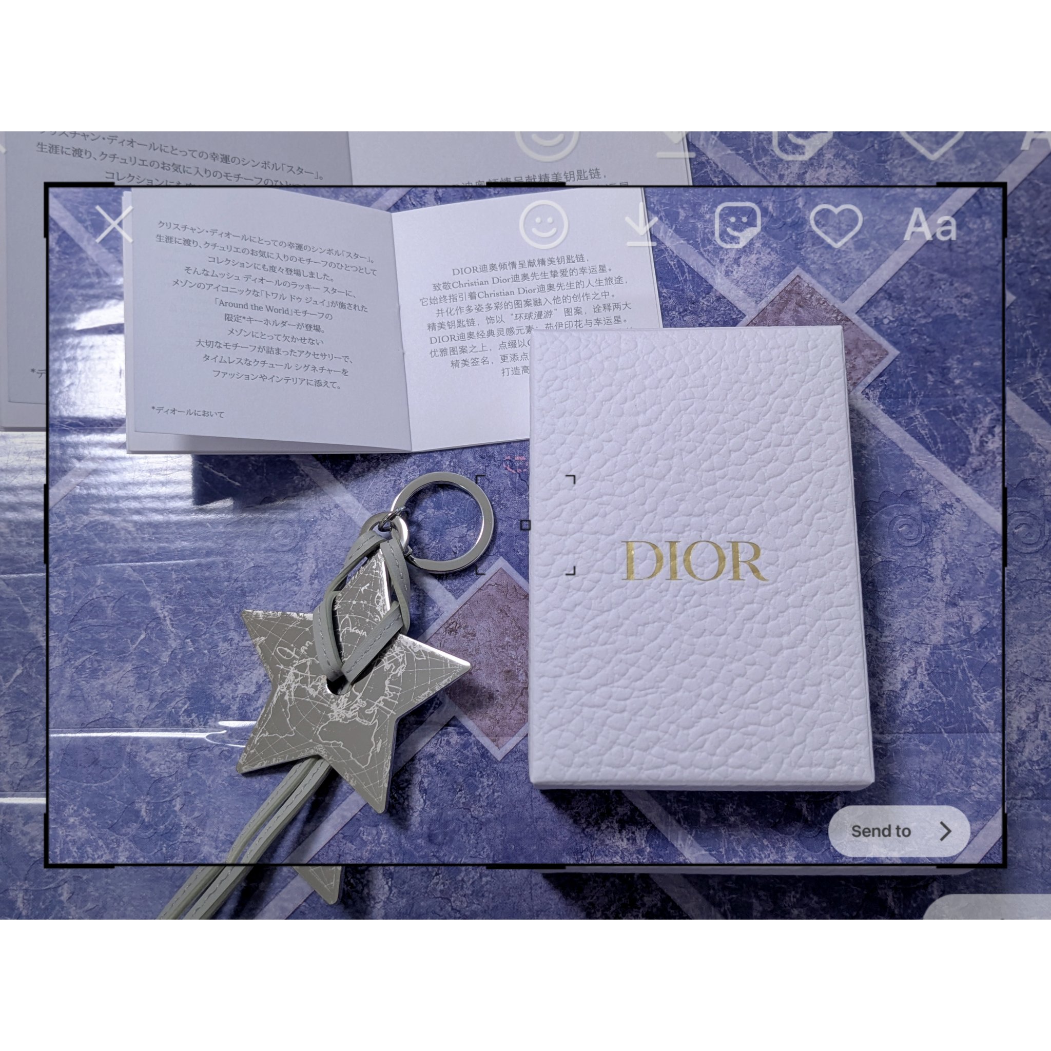 メモ代わり投稿ですが
🎗Dior🎗
クリスタル会員
ウェルカムギフトが
可愛かった🫶

結構しっかりした
星のチャームで
びっくり👀

どこ(何)に付けようかな…🫣💕

使うのが楽しみです(((o(*ﾟ▽ﾟ*)o)))