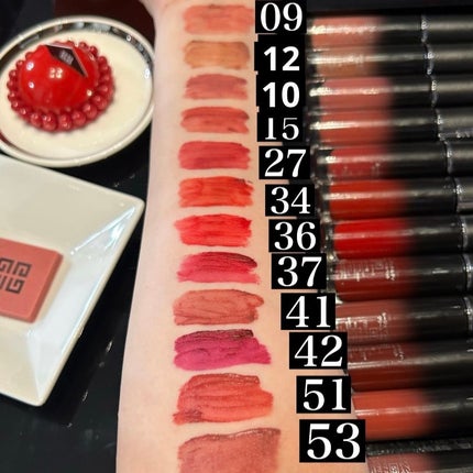 ルージュ・アンテルディ・クリーム・ベルベット No.34 サフラン・レッド/GIVENCHY/口紅の画像