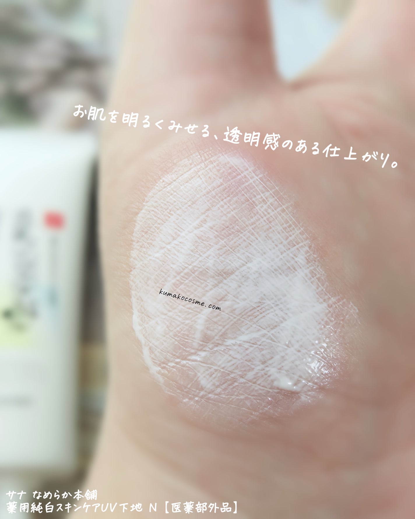 なめらか本舗 薬用純白スキンケアUV下地 N【医薬部外品】/なめらか本舗/化粧下地を使ったクチコミ(4枚目)
