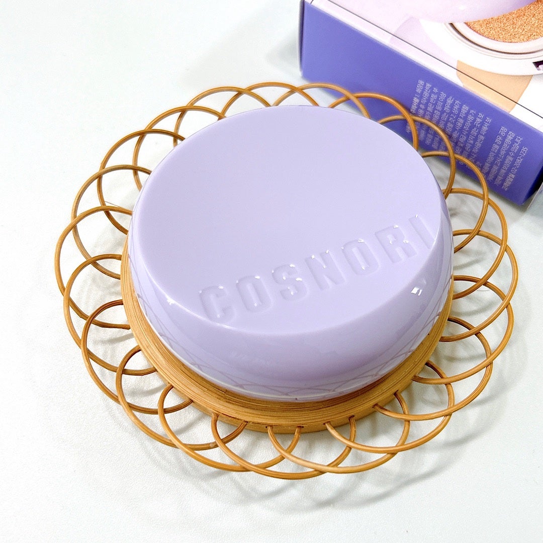 パンテノールバリアクッション/COSNORI/クッションファンデーションを使ったクチコミ(4枚目)