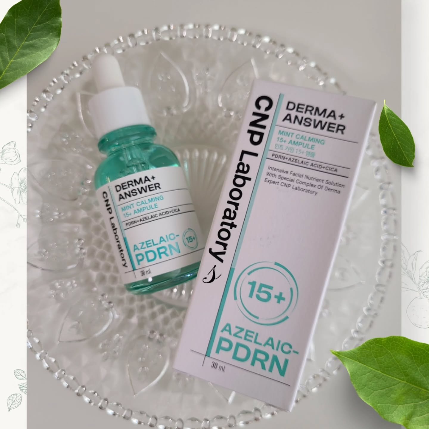 CNP ダーマアンサーアゼライン酸ミントアンプル

最近使い始めたアンプルがなかなか良い感じ！

アゼライン酸とPDRNが入ってるって聞いて、ちょっと本格的かな？と思ったけど、意外と使いやすくて驚き。

 みずみずしいテクスチャーで、肌にの