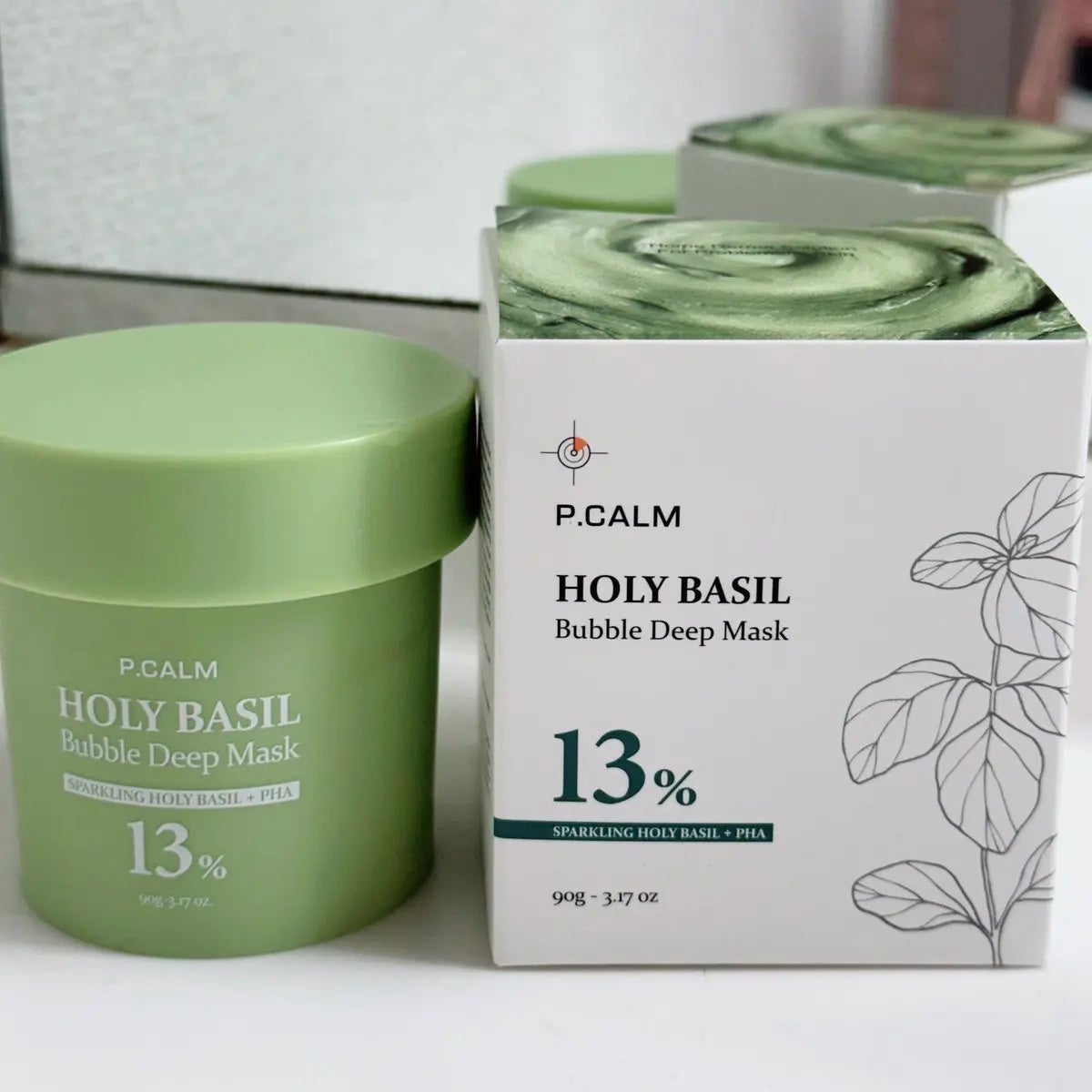 ホーリーバジル炭酸バブルパック/P.CALM/洗い流すパック・マスクを使ったクチコミ(2枚目)