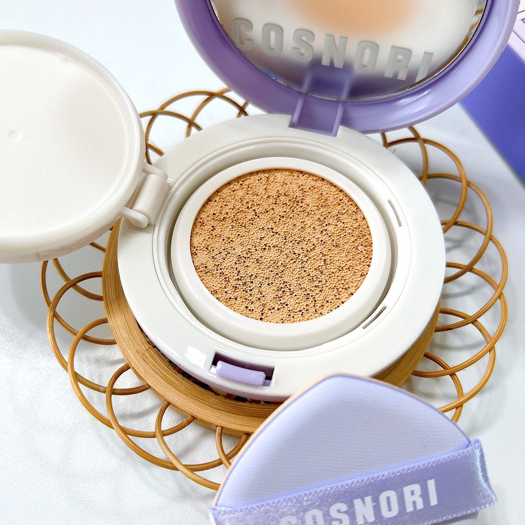 パンテノールバリアクッション/COSNORI/クッションファンデーションを使ったクチコミ(2枚目)