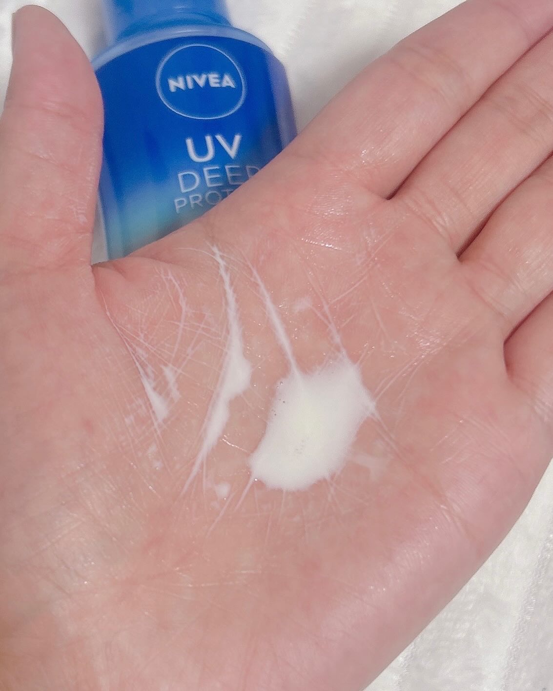 ニベアUV ディーププロテクト＆ケア ミルクミスト/ニベア/日焼け止めミスト・スプレーを使ったクチコミ（2枚目）