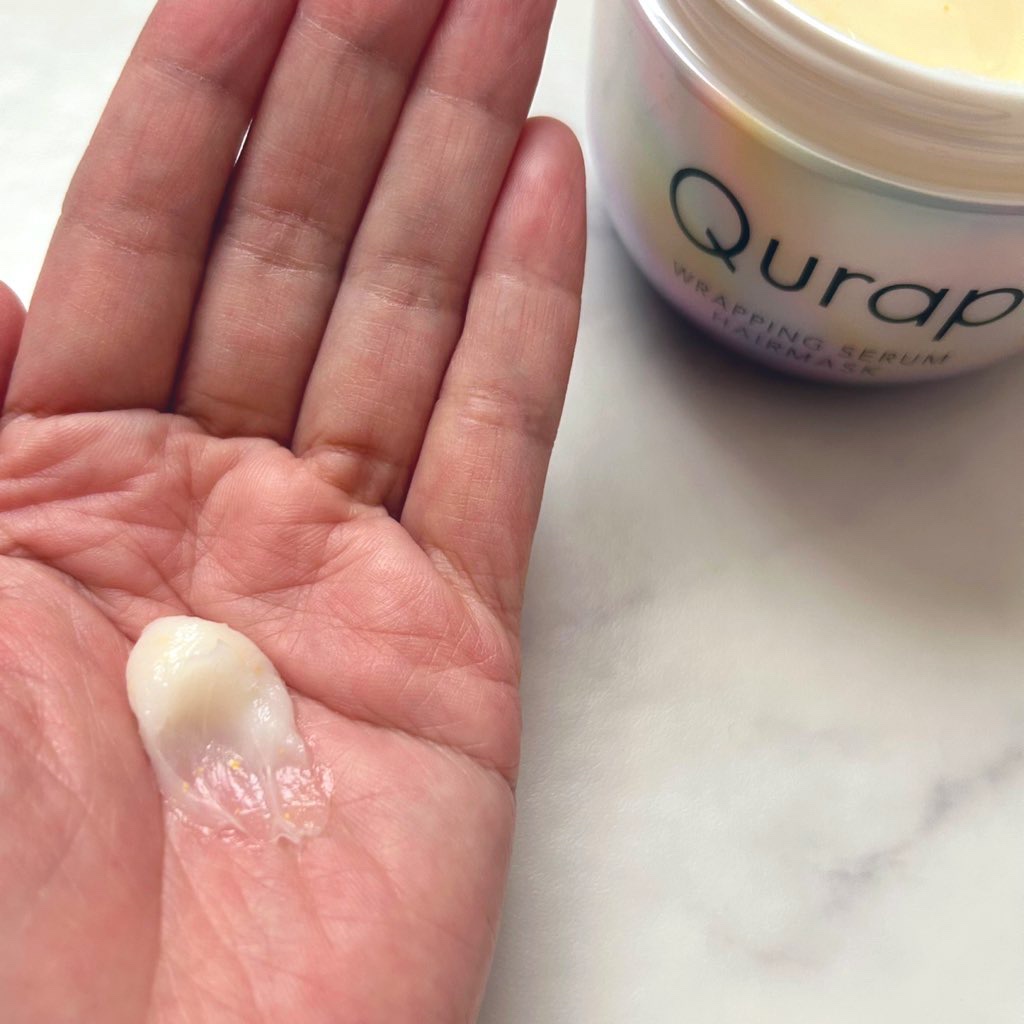 ラッピングセラムヘアマスク/Qurap/洗い流すヘアトリートメントを使ったクチコミ（3枚目）