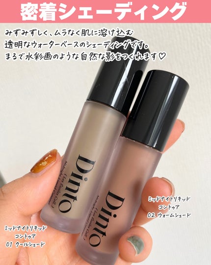 レ・ゼトワール ミッドナイト リキッド コントゥア/Dinto/シェーディングを使ったクチコミ(2枚目)