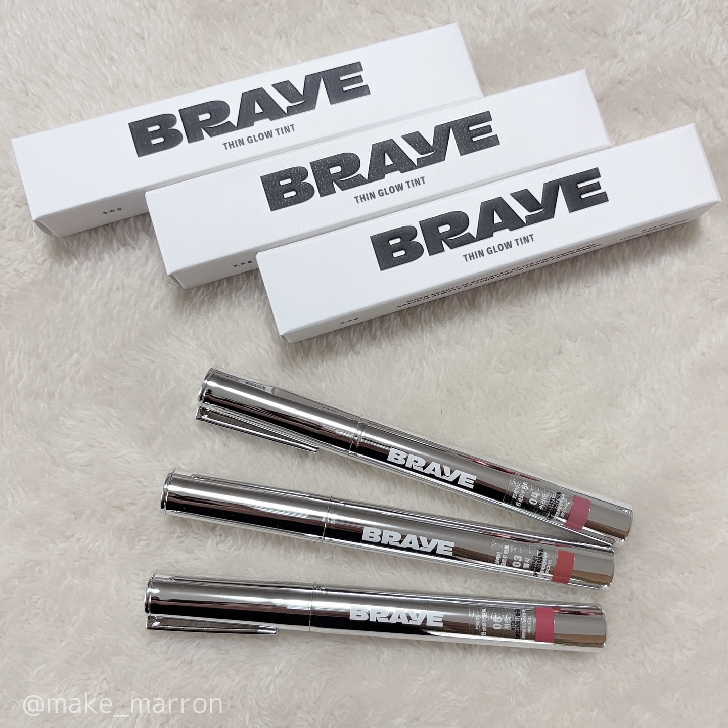 THIN GLOW TINT/BRAYE/口紅を使ったクチコミ（1枚目）