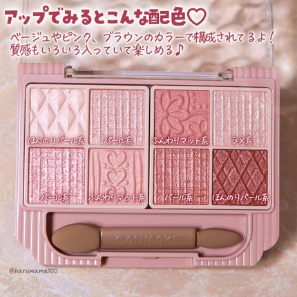 プティパレットアイズ/キャンメイク/パウダーアイシャドウを使ったクチコミ(4枚目)