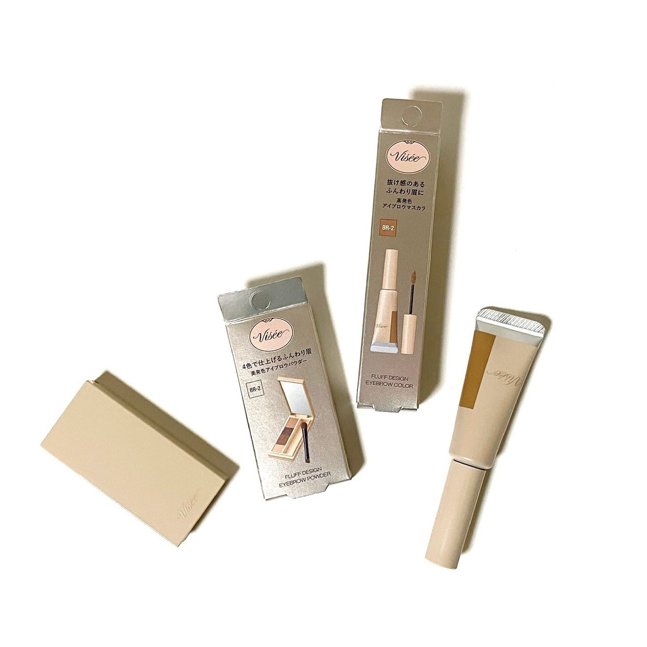 フラッフデザイン アイブロウカラー/Visée/眉マスカラを使ったクチコミ(8枚目)