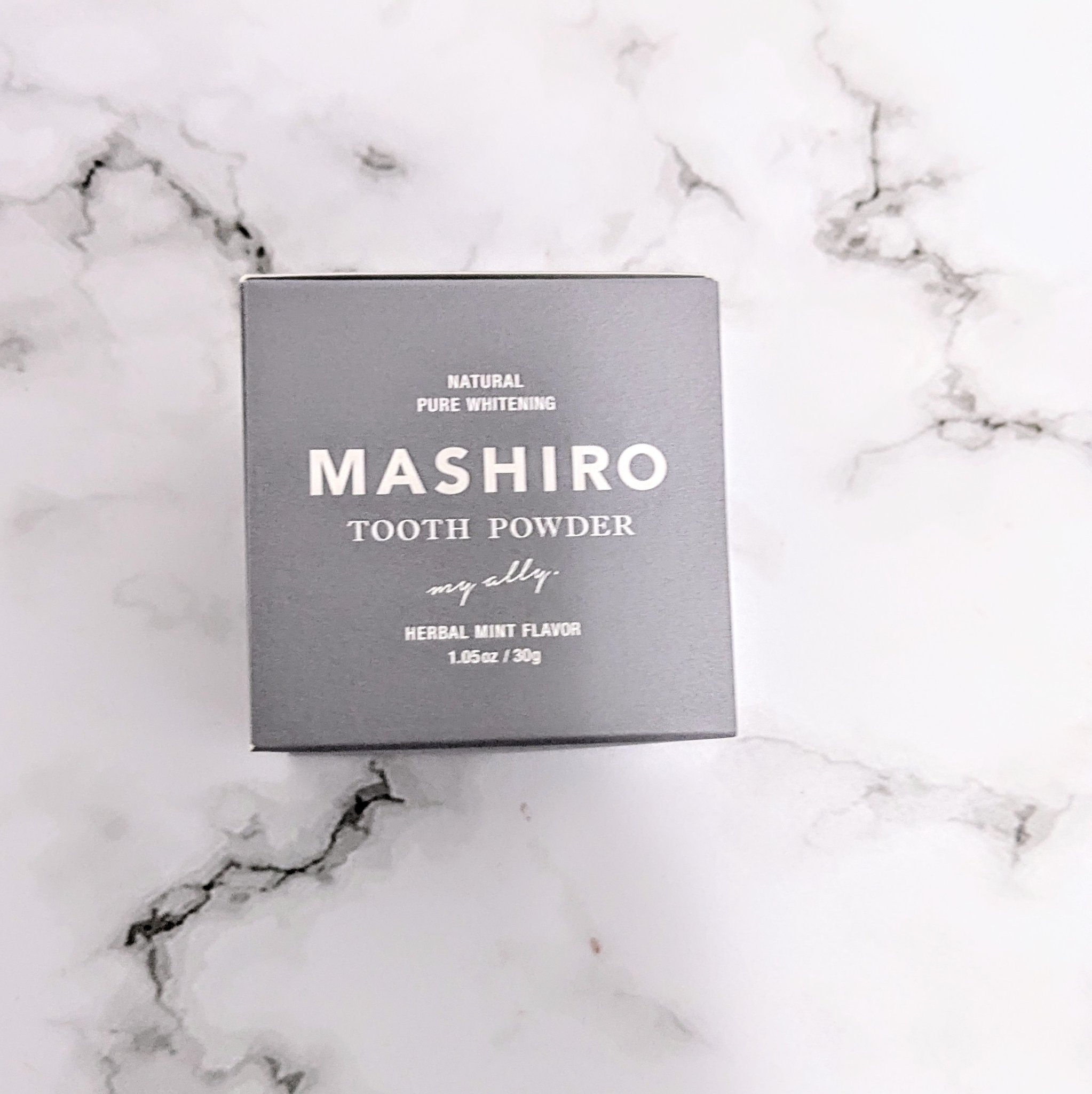 MASHIRO 薬用ホワイトニングパウダー ハーブミント/MASHIRO/歯磨き粉を使ったクチコミ（2枚目）