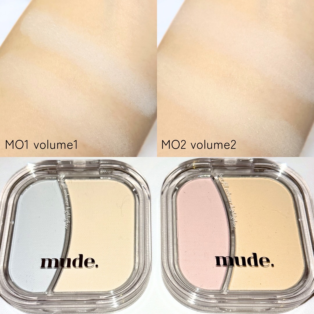 フェイスフィルボリューマーハイライター/mude/パウダーハイライトを使ったクチコミ（3枚目）