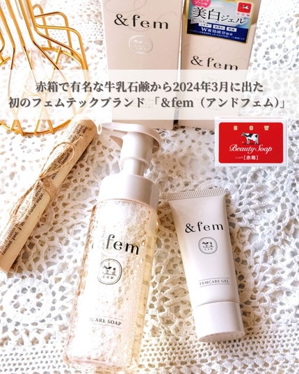 アンドフェム フェムケア泡ソープ/&fem/デリケートゾーンケアを使ったクチコミ(1枚目)