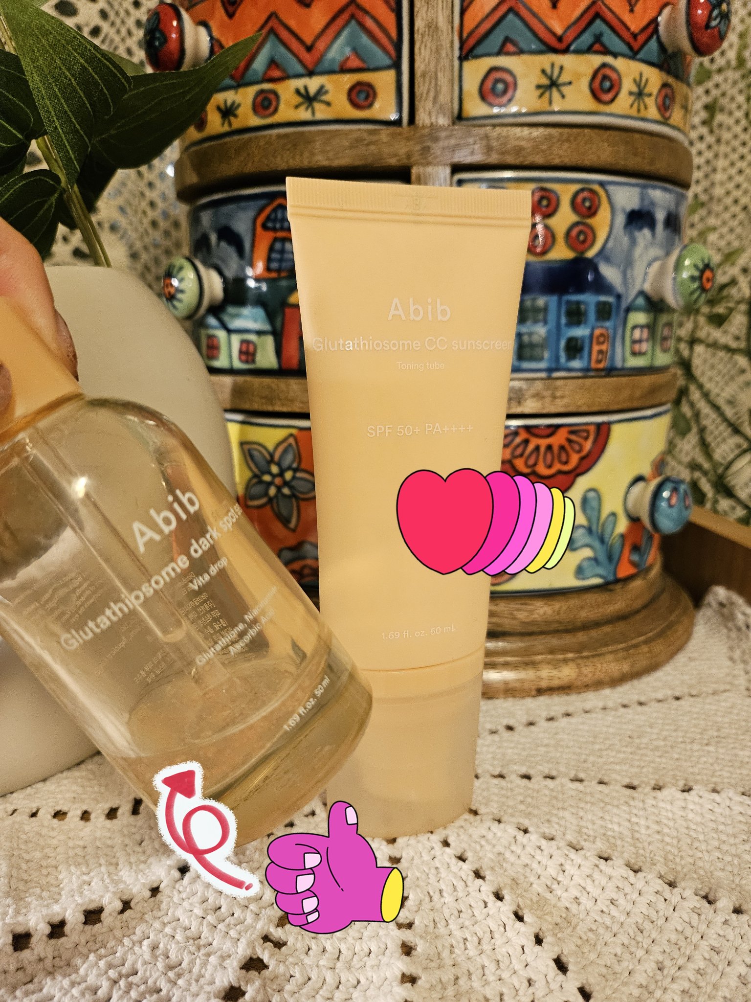 グルタチオンソームCCサンクリームトーニングチューブ/Abib /CCクリームを使ったクチコミ（3枚目）