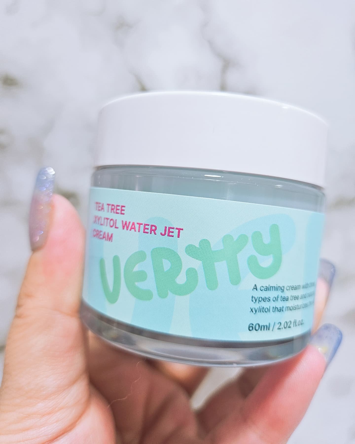 ティーツリーキシリトールウォータージェットクリーム/Vertty/フェイスクリームを使ったクチコミ（2枚目）