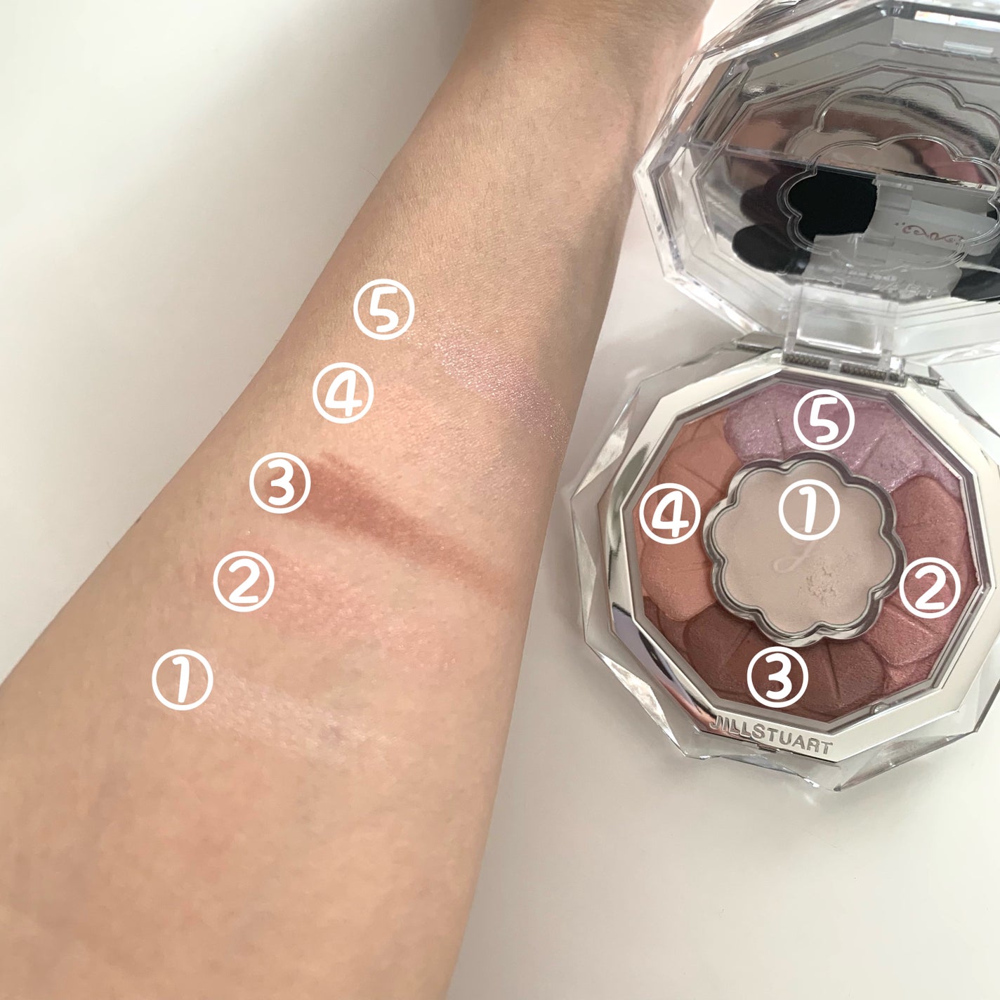 ジルスチュアート ブルームクチュール アイズ/JILL STUART/アイシャドウパレットを使ったクチコミ(2枚目)