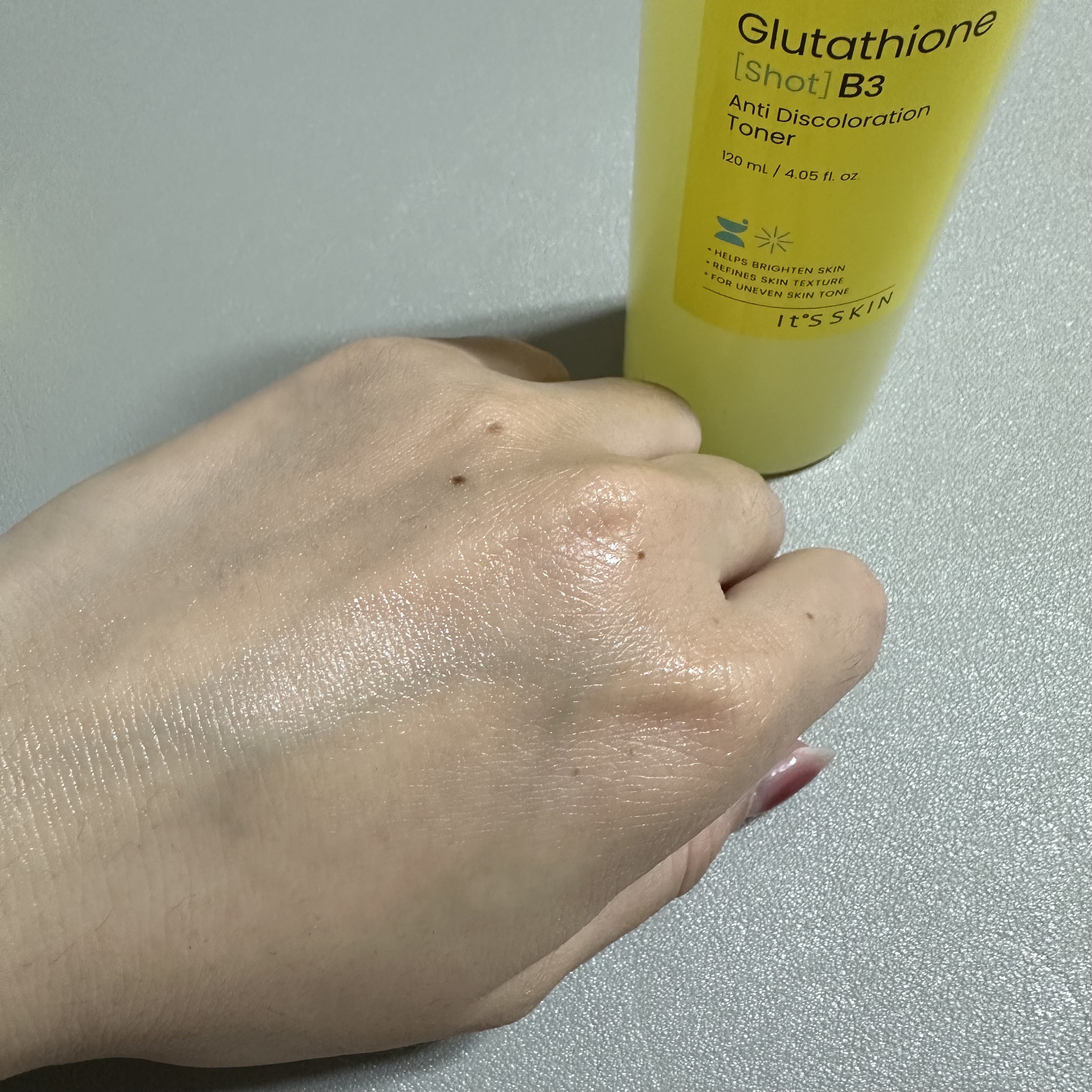 グルタチオンショットB3クリアトーントナー/It's skin/化粧水を使ったクチコミ（3枚目）