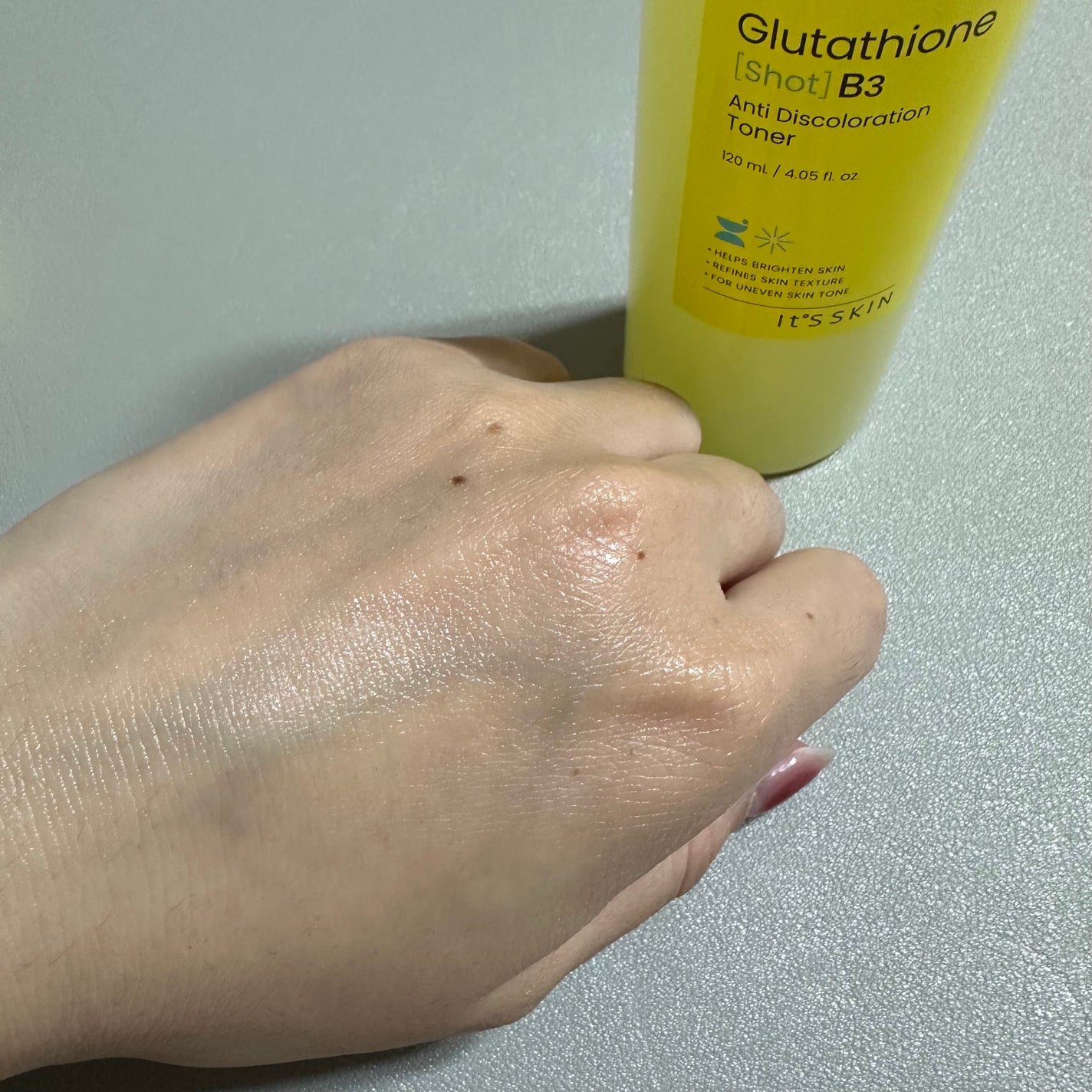 グルタチオンショットB3クリアトーントナー/It's skin/化粧水を使ったクチコミ(3枚目)
