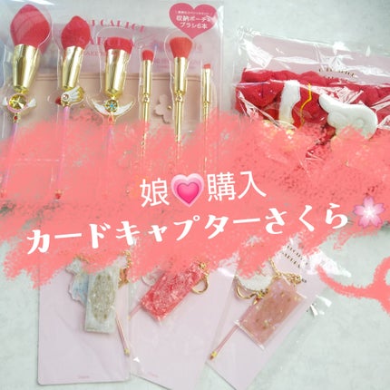 カードキャプターさくら 専用収納ポーチ&メイクブラシ6本セット/SHOBIDO/メイクブラシを使ったクチコミ(1枚目)