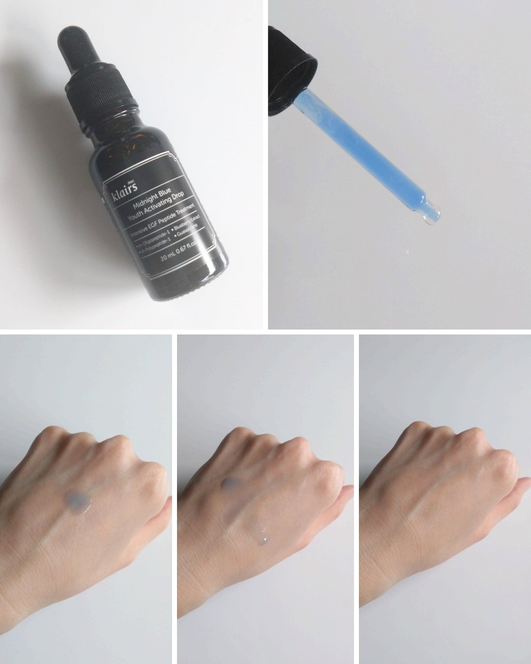 ミッドナイトブルーカーミングクリーム/Klairs/フェイスクリームを使ったクチコミ（3枚目）