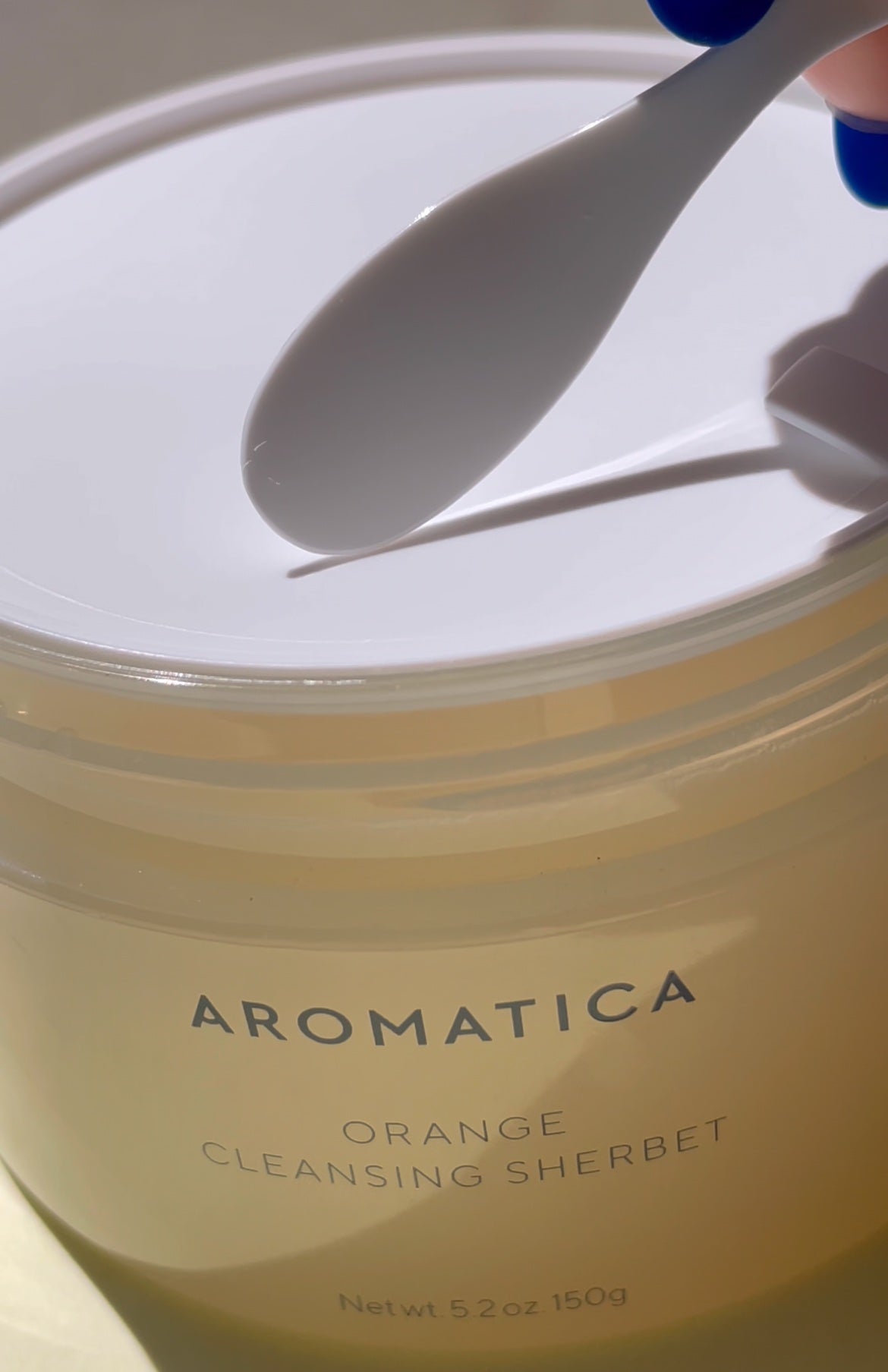 オレンジクレンジングシャーベット/AROMATICA/クレンジングバームを使ったクチコミ(1枚目)