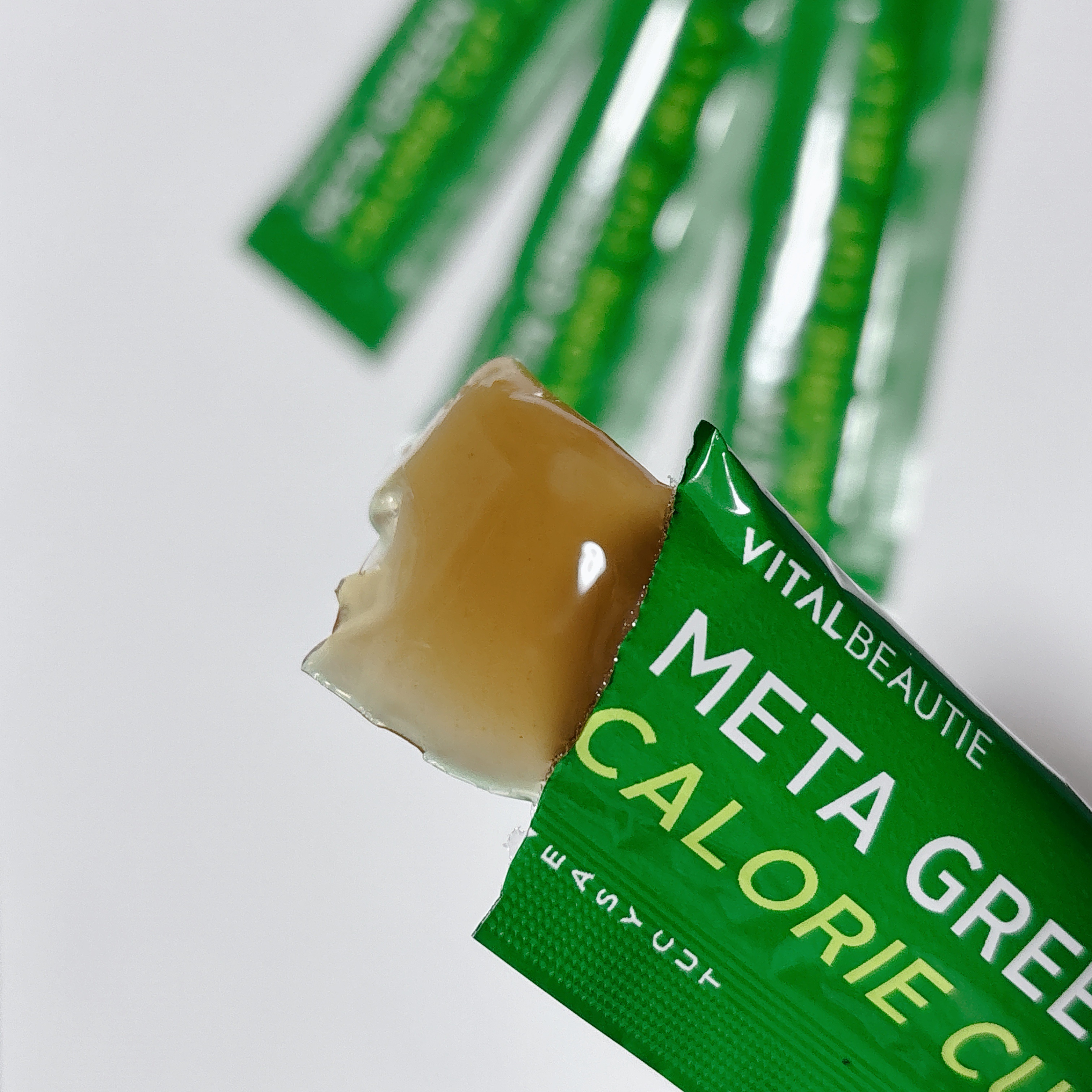 メタグリーン カロリーカットゼリー/VITALBEAUTIE/ボディサプリメントを使ったクチコミ（3枚目）