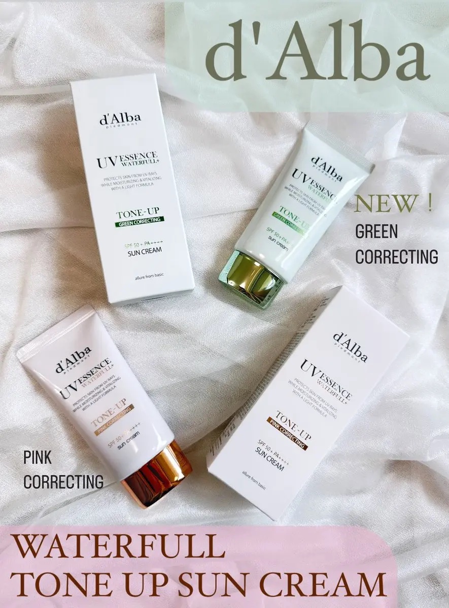 ウォータフルトーンアップサンクリーム/ダルバ/日焼け止めクリームを使ったクチコミ（1枚目）