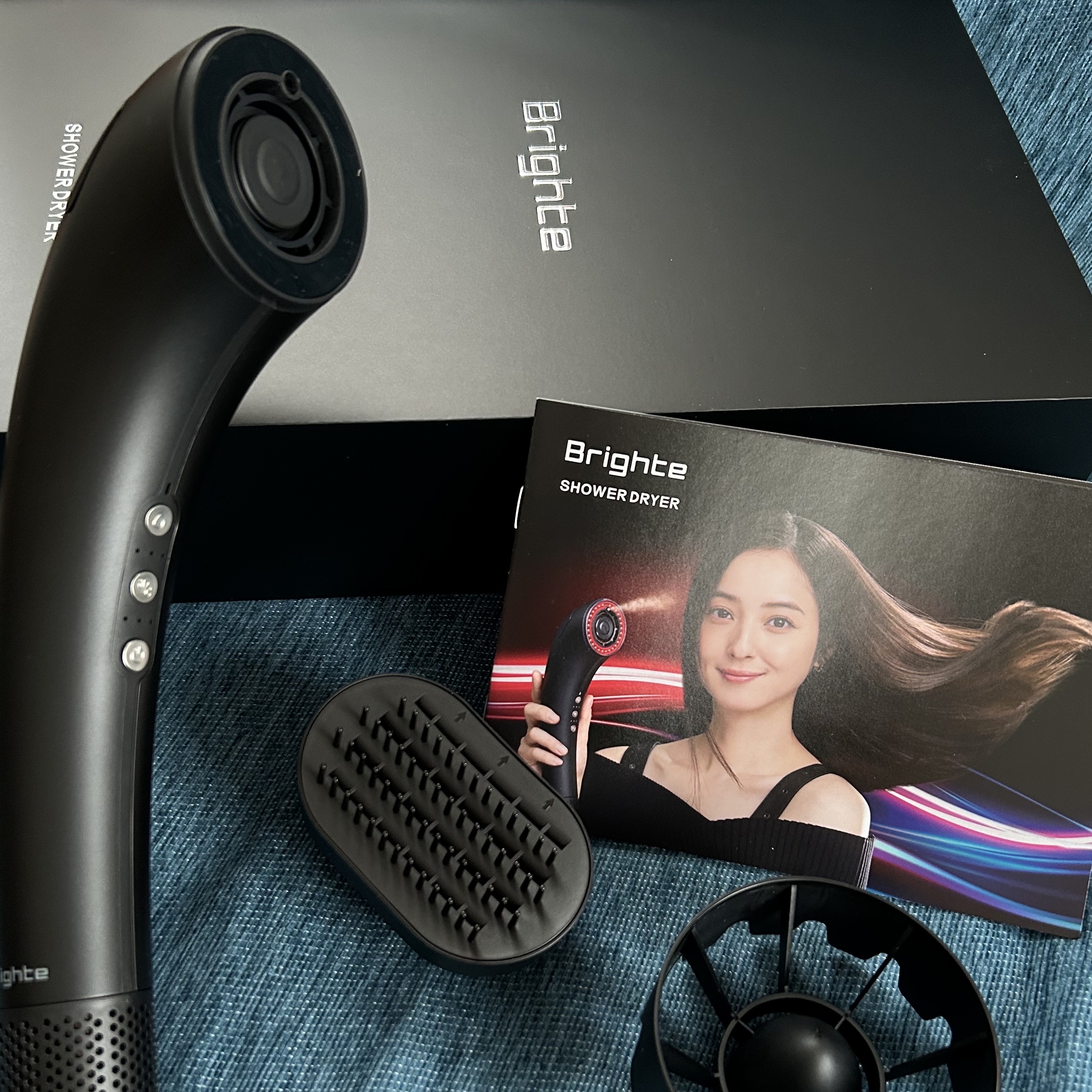 SHOWER DRYER/Brighte/ドライヤーを使ったクチコミ（1枚目）